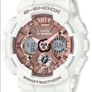 G-Shock Analog-Digital White Rose Gold Watch 46mm
